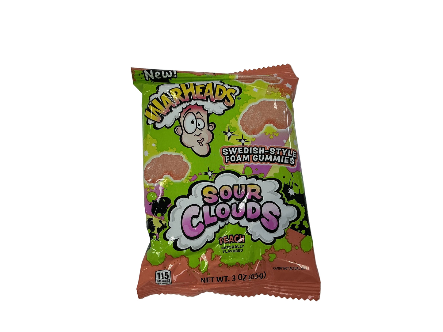 Warheads sour clouds peach