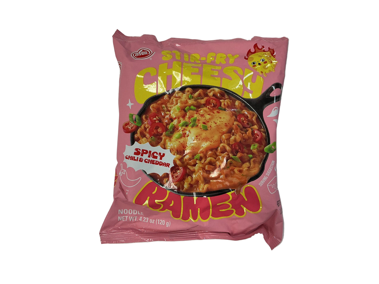 Stir Fry Cheesy Ramen - Spicy Chili & Cheddar - Single Pack