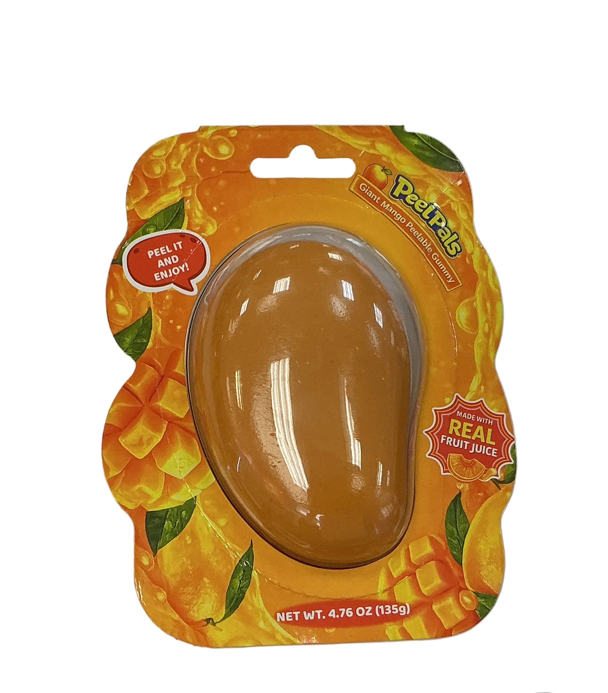 Peelpal giant mango peelable gummy