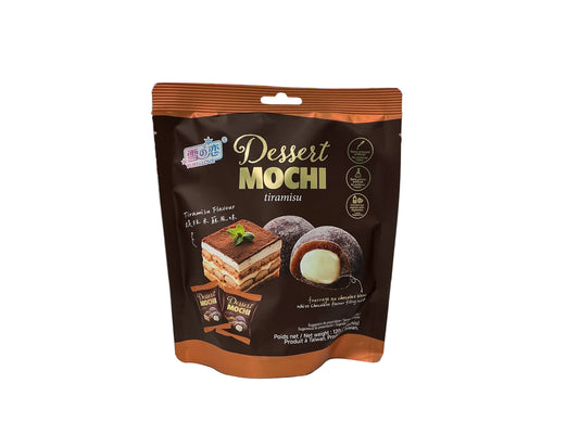 Dessert mochi tiramisu flavored