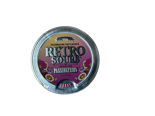 Retro sour passion fruit