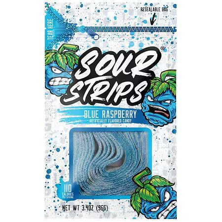 Sour Strips Blue Raspberry
