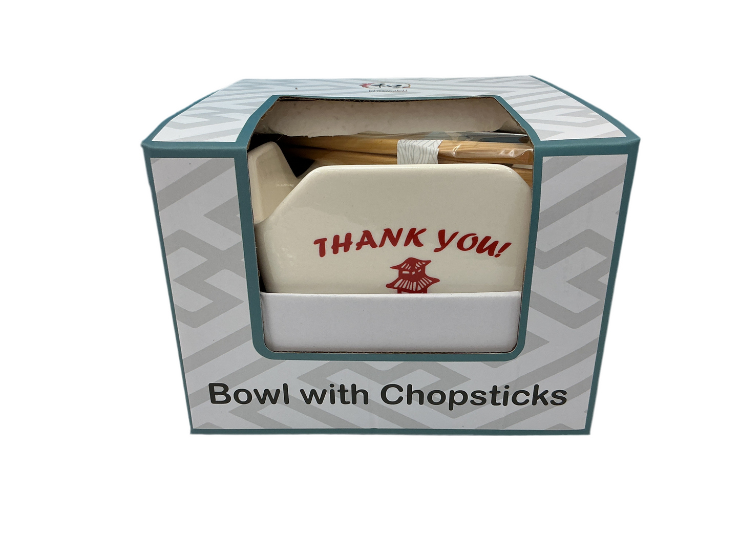Thank you chopstick bowl