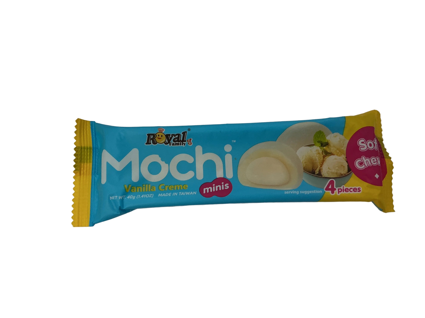 Royal family vanilla creme mochi