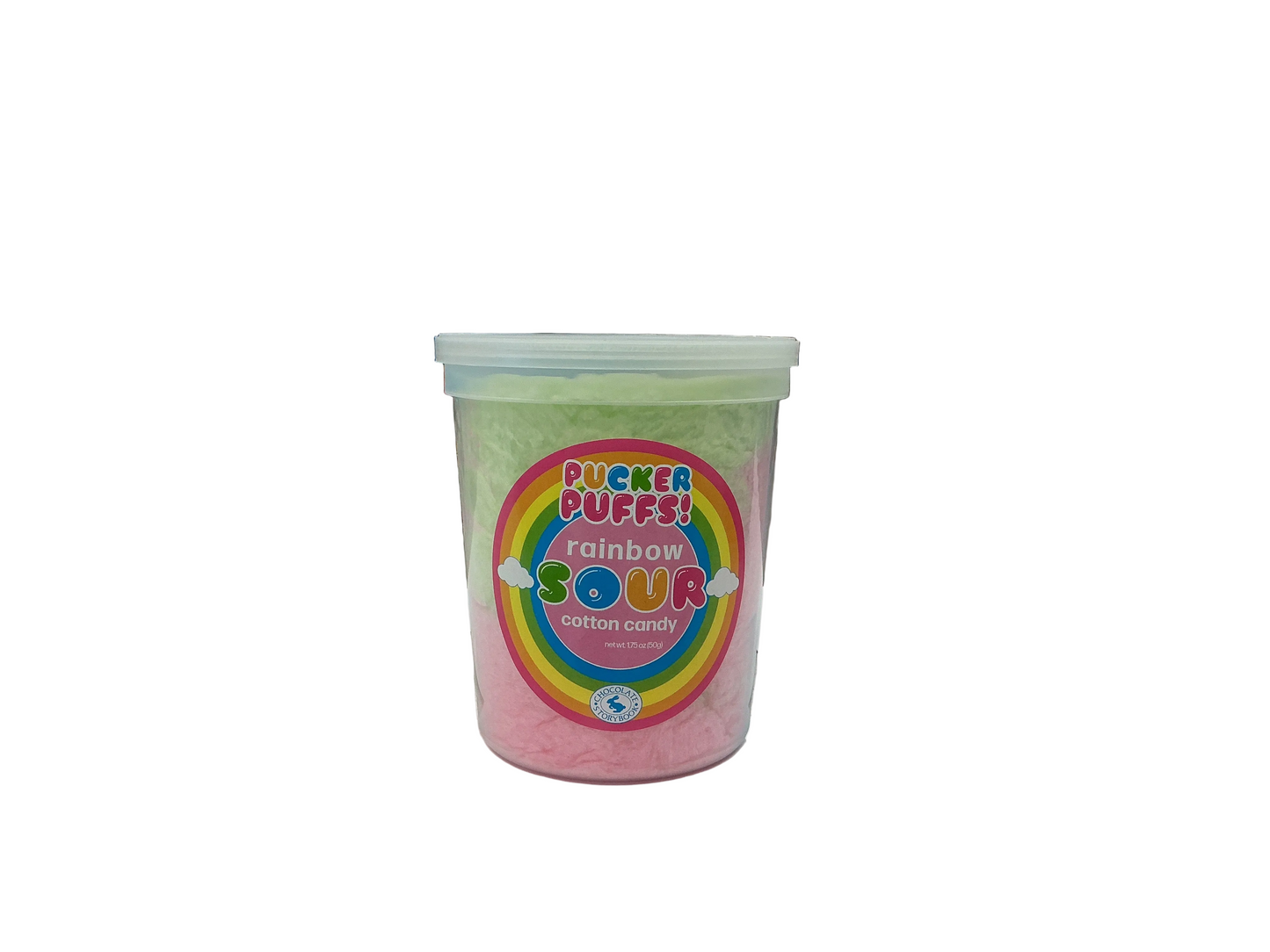 Pucker Puffs Rainbow Sour Cotton Candy