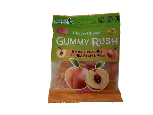 Gummy rush atomic peaches