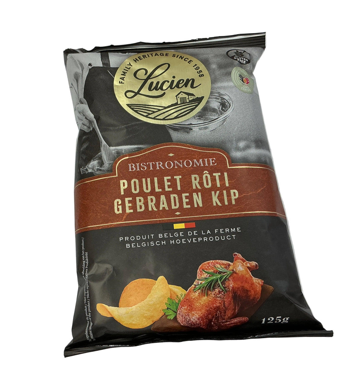 Lucien chips roasted chicken flavor