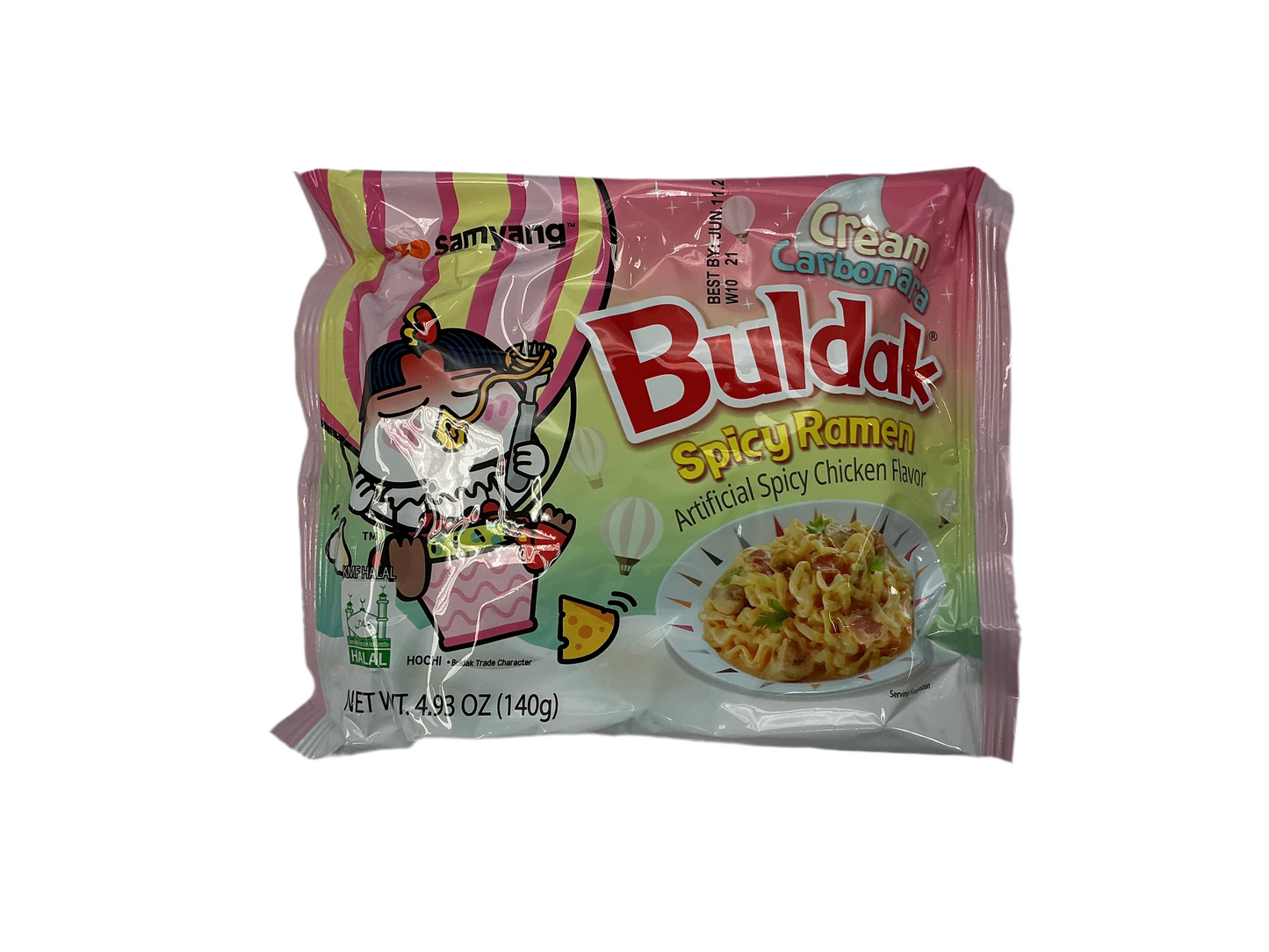 Buldak Cream Carbonara Spicy Chicken Ramen