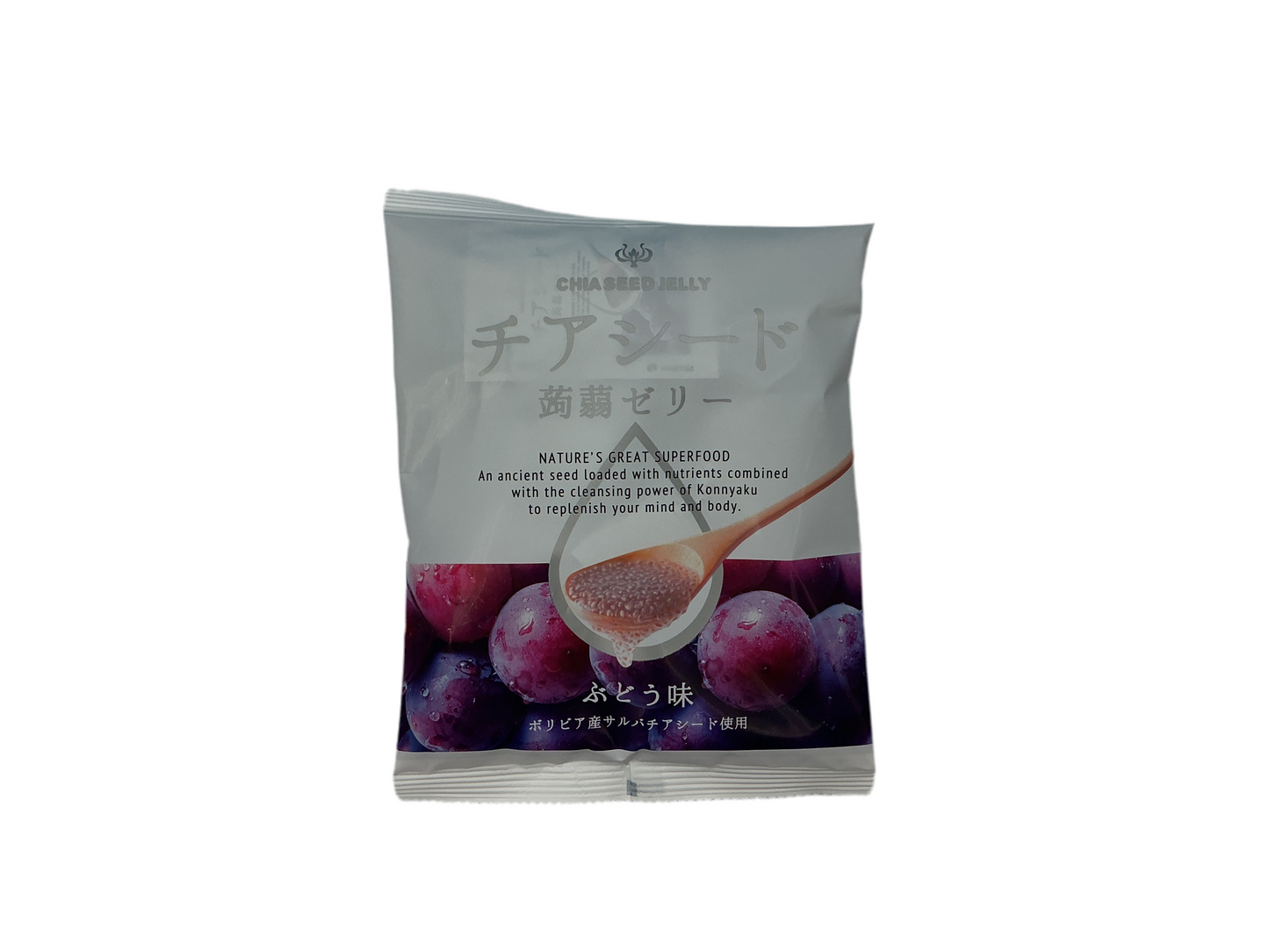 Wakasho chia seed jelly grape