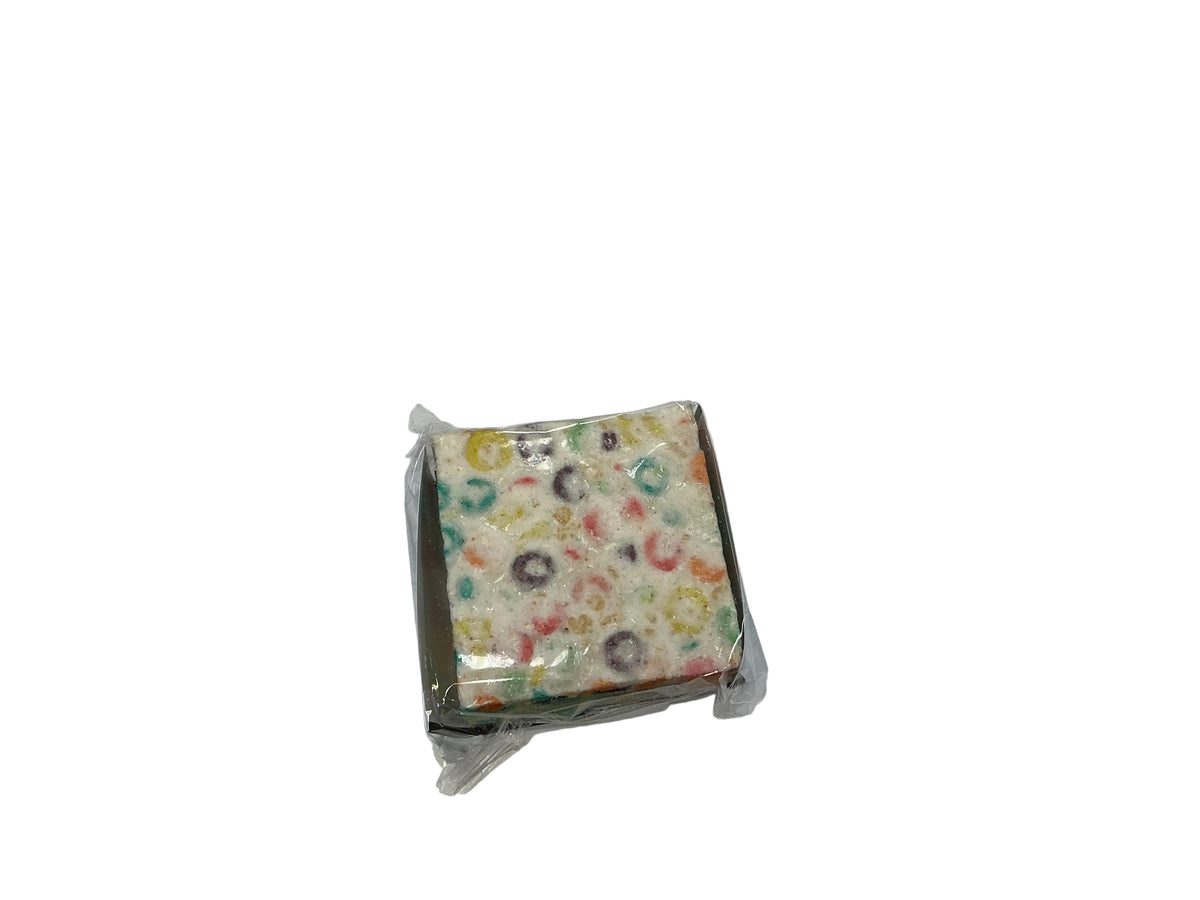 The crispery marshmallow rice treats fruity ringlets