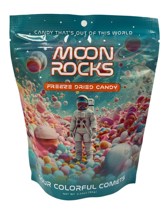 Moon Rocks Sour Colorful Comets