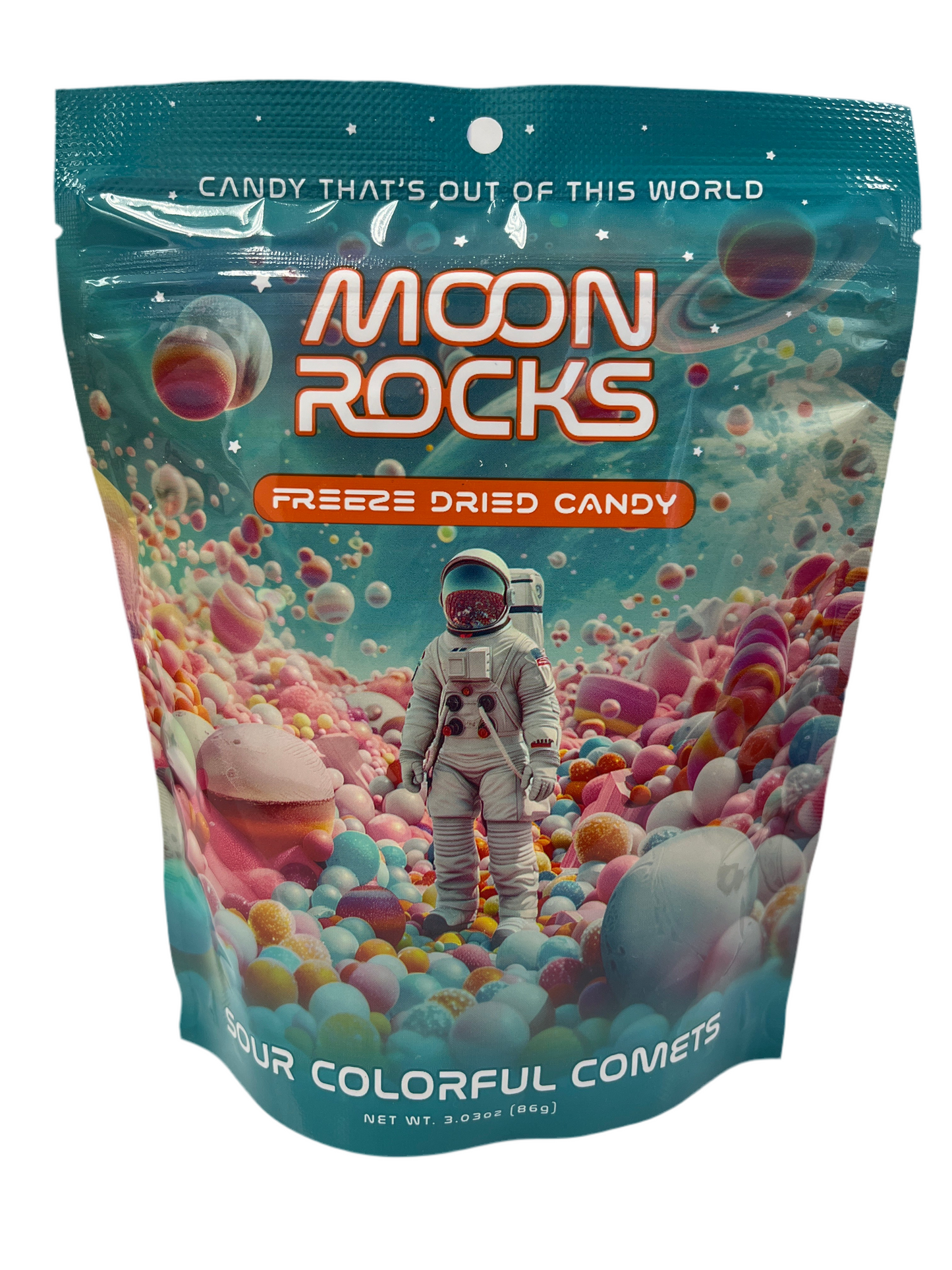 Moon Rocks Sour Colorful Comets