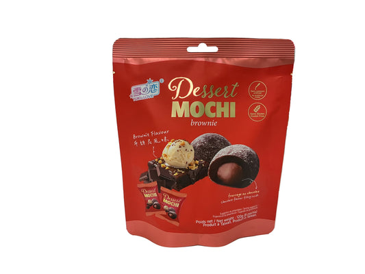 Dessert mochi brownie flavor