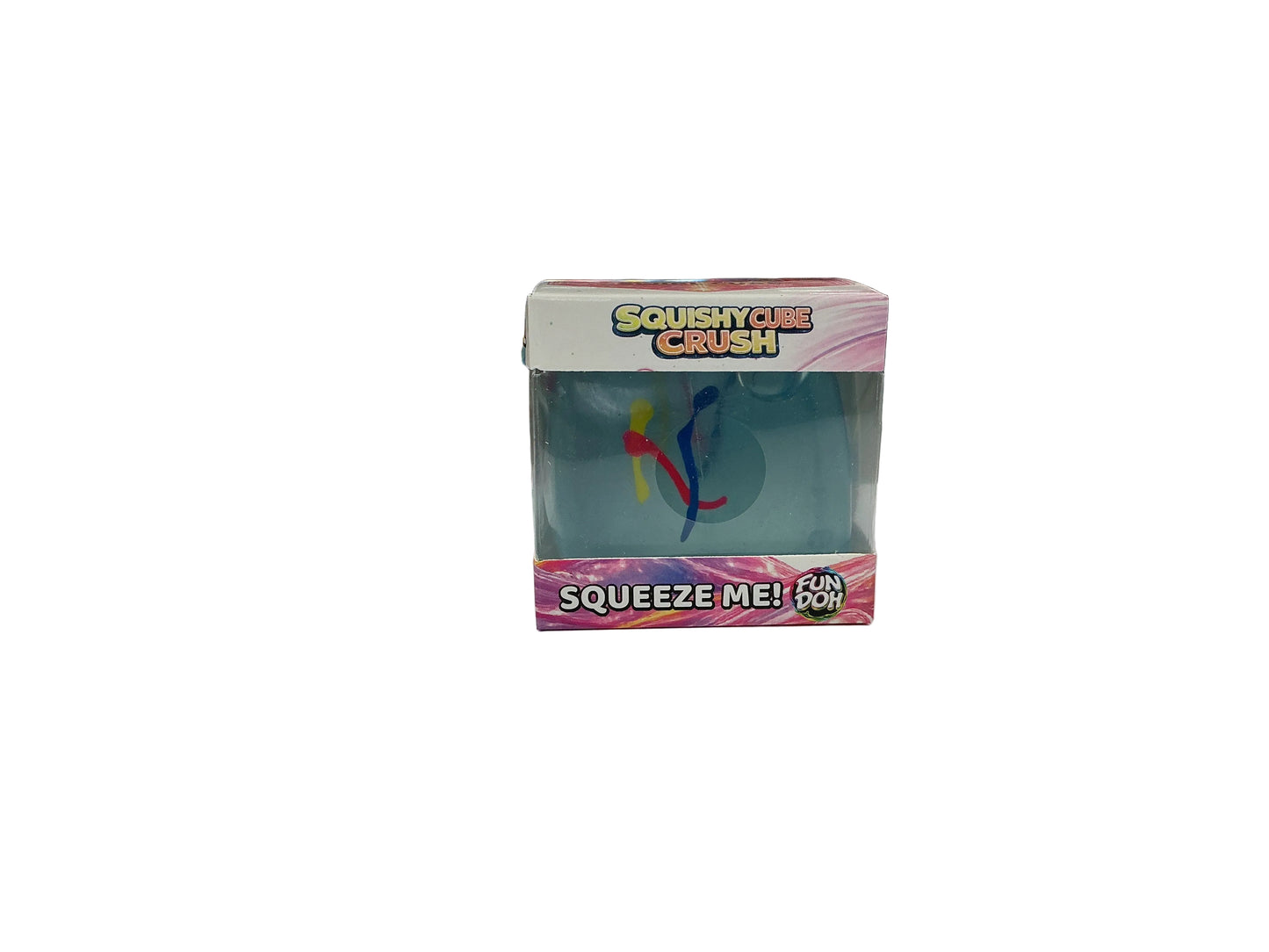Squishy cube crush swirl cube