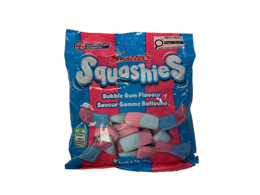 Squashies Bubble Gum flavor