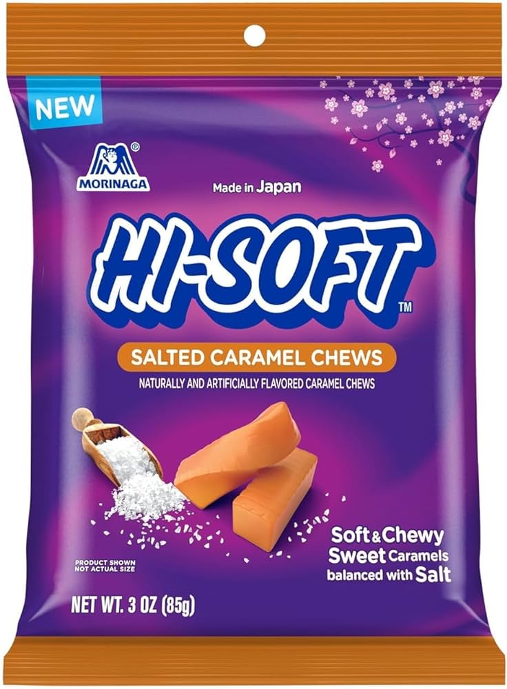 Hi soft salted caramel chews