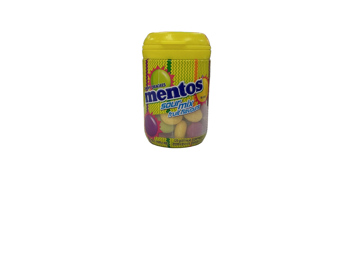 Mentos sour mix fruit flavored
