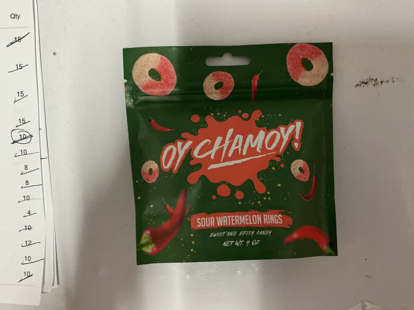 Oy Chamoy sour watermelon rings