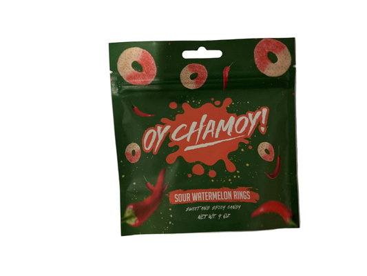 Oy Chamoy sour watermelon rings