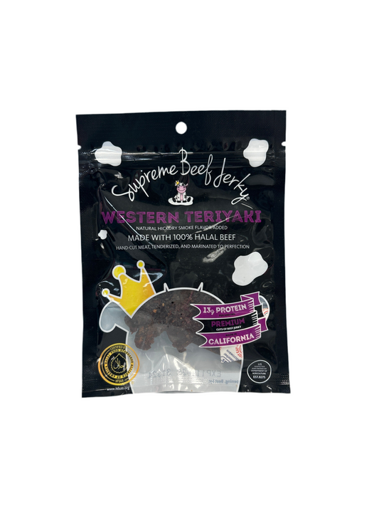 Supreme Beef Jerky Western Teriyaki