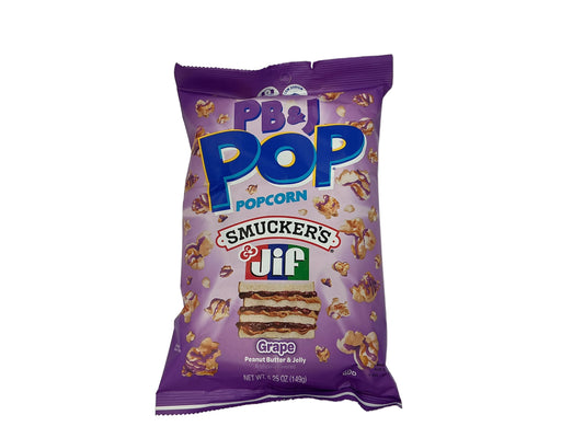PB&J POP popcorn grape