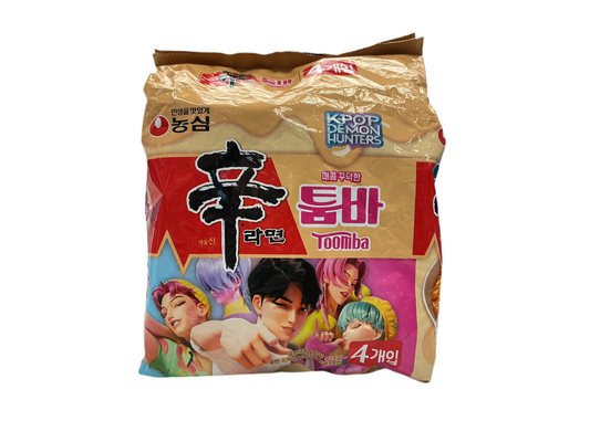 Shin Ramyun Toomba Spicy & Creamy Stir Fry K-pop Demon Hunters Edition
