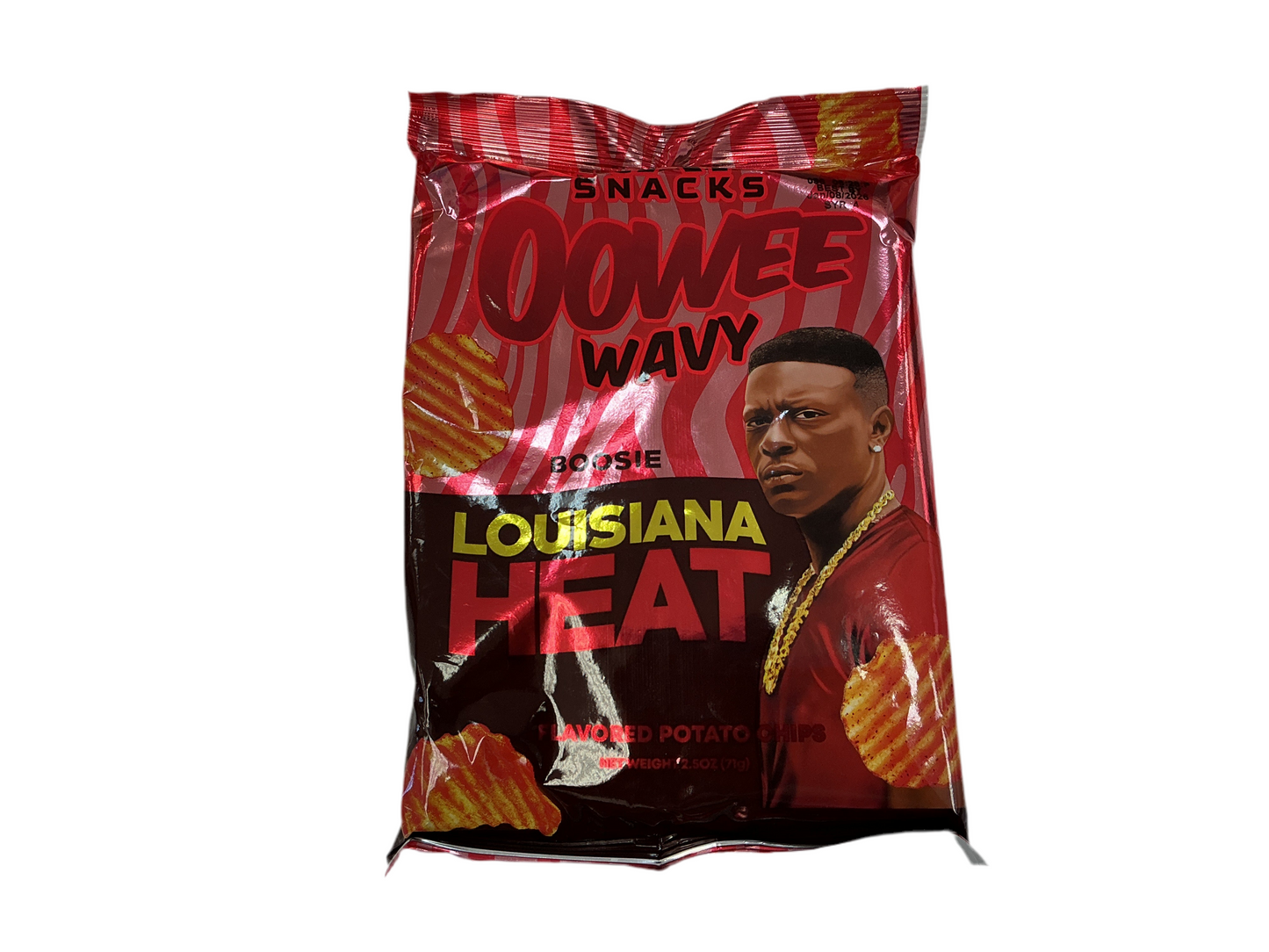 Rap Snacks Oowee Wavy Louisiana Heat chips