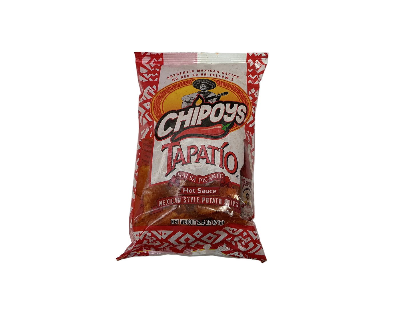 Chipoys Tapatio Mexican Style Potato Chips