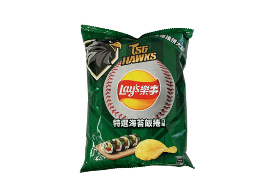 Lays Seaweed Rice Roll chips