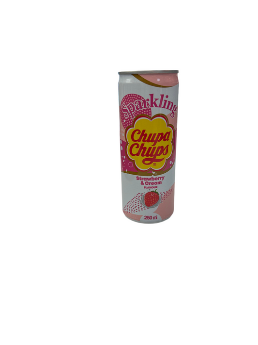 Sparkling Chupa Chups Strawberry & Cream