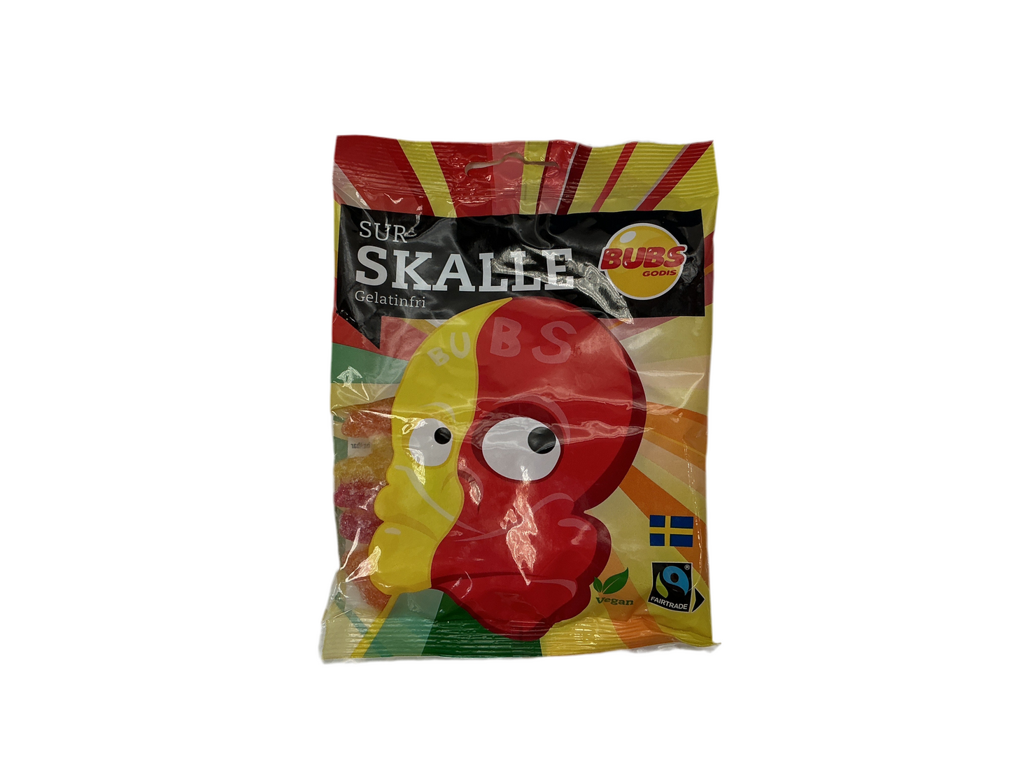 Bubs Godis Sour mini skulls Assorted Colors