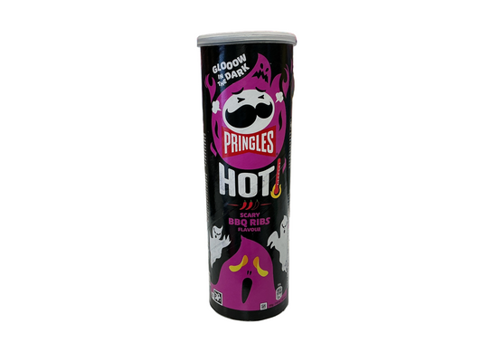 Pringles Hot Scary BBQ Ribs Flavour