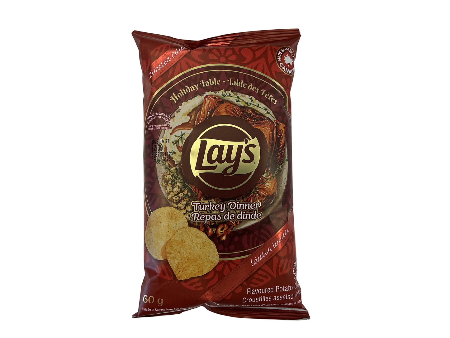 Lay’s Holiday Table Turkey Dinner Limited Edition