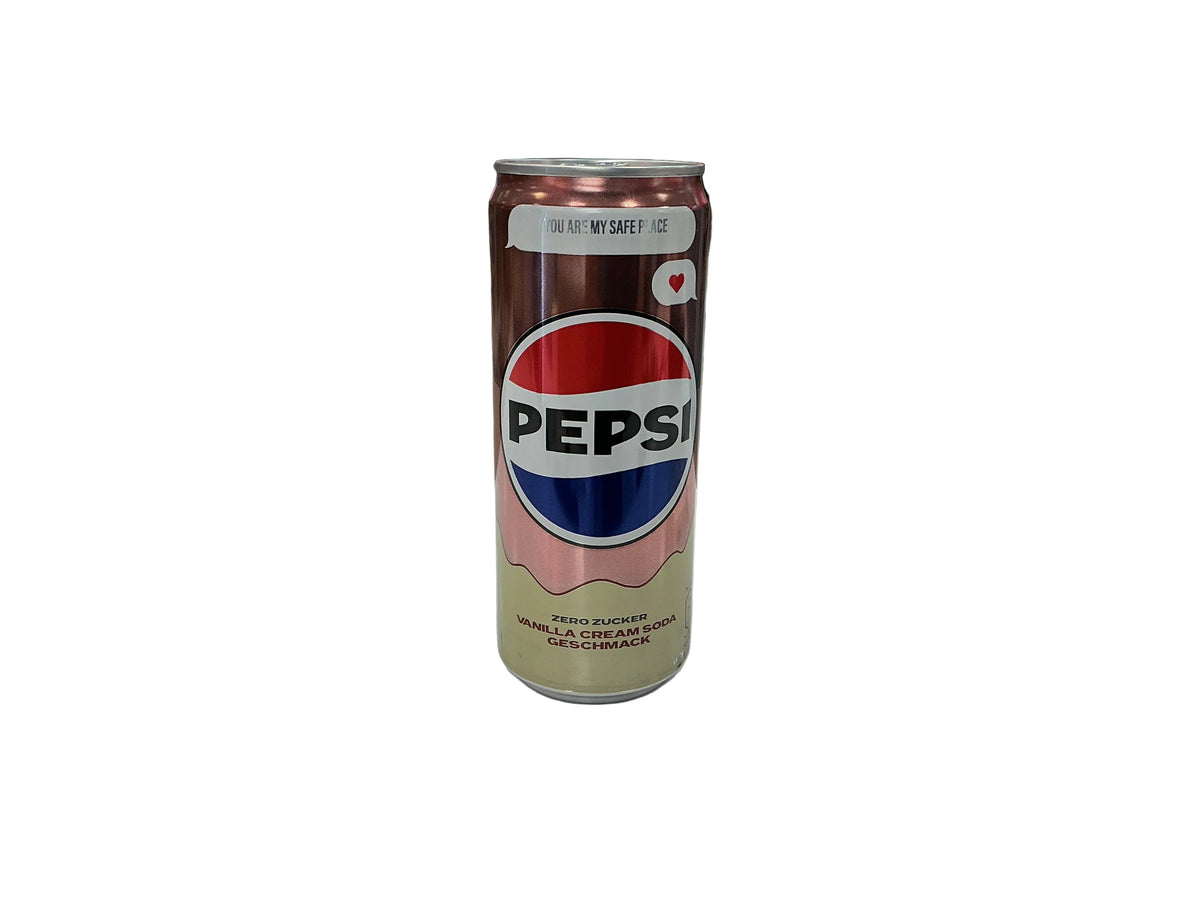 Pepsi zero vanilla cream soda big can