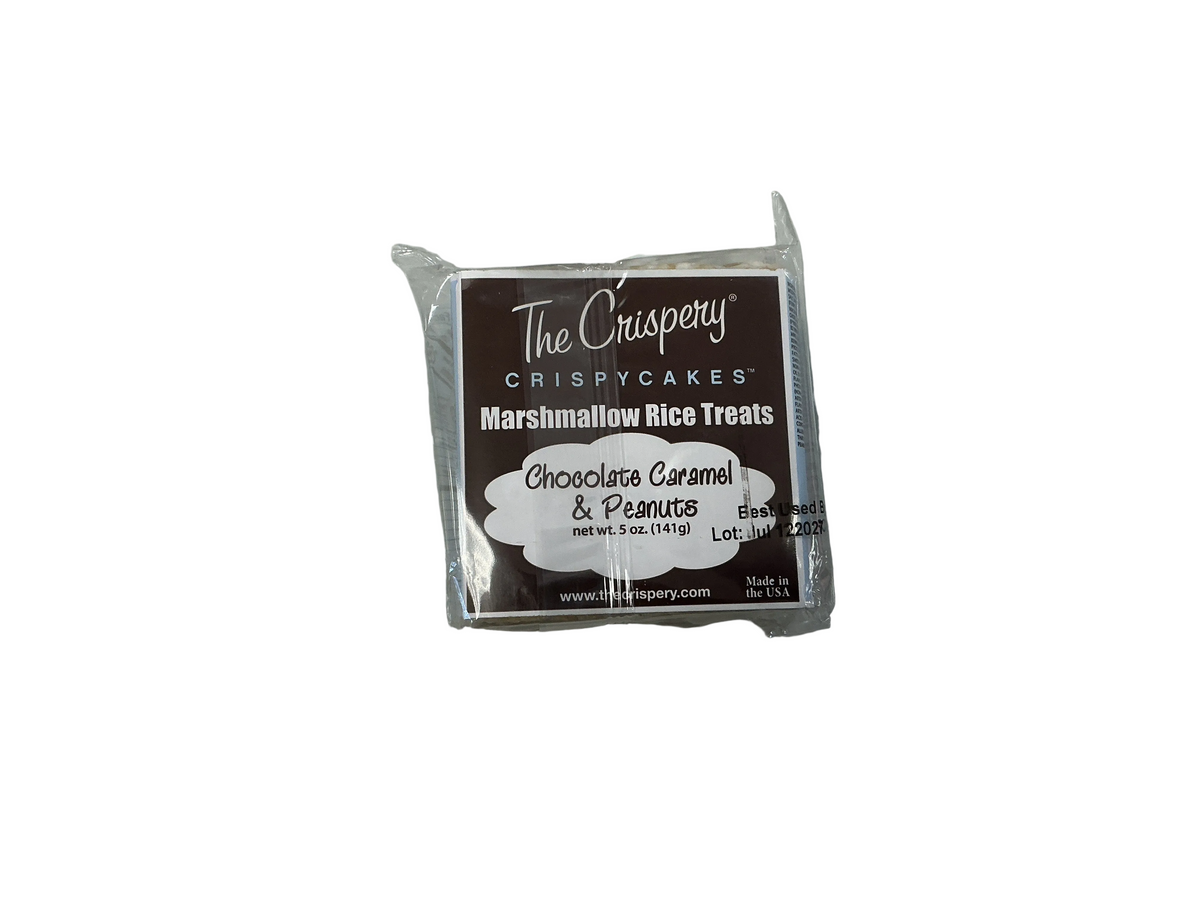 The crispery marshmallow rice treats chocolate caramel and peanuts