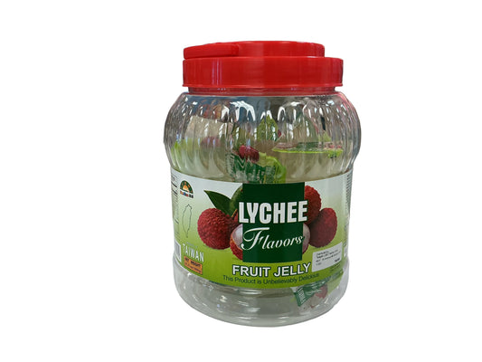 Lychee flavoured fruit jelly