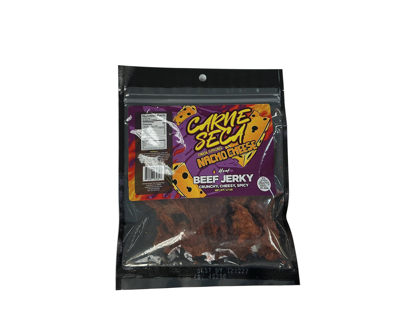 Carne seca nacho cheese beef Jerky