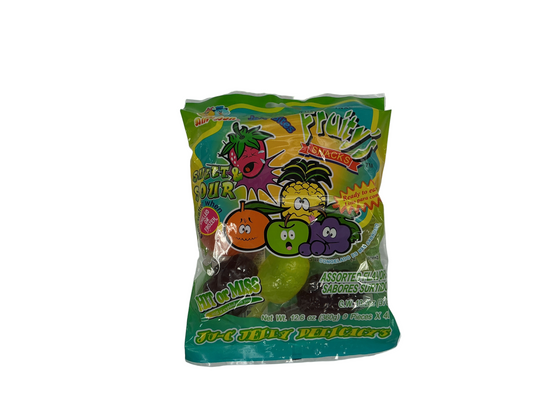 Fruits sweet and sour jelly flavor candy