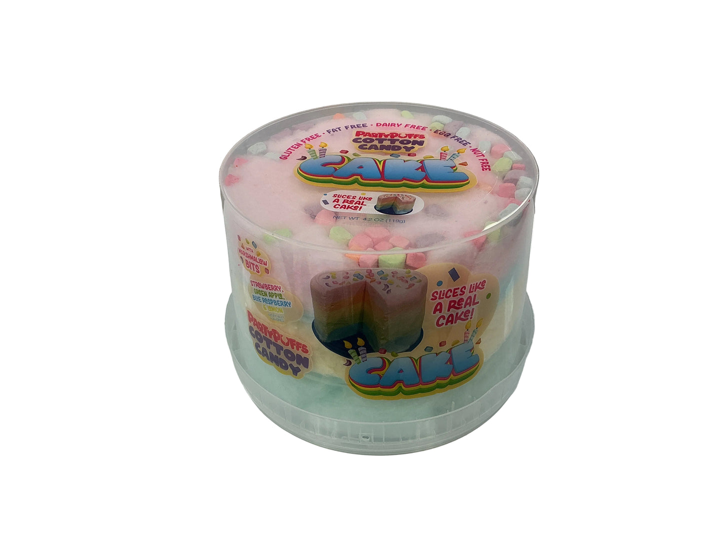 Party Puff Cotton Candy Cake