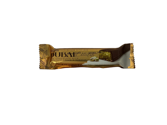 Dubai milk chocolate with pistachio and kadayif