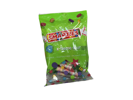 Smarties X-treme sour candy rolls