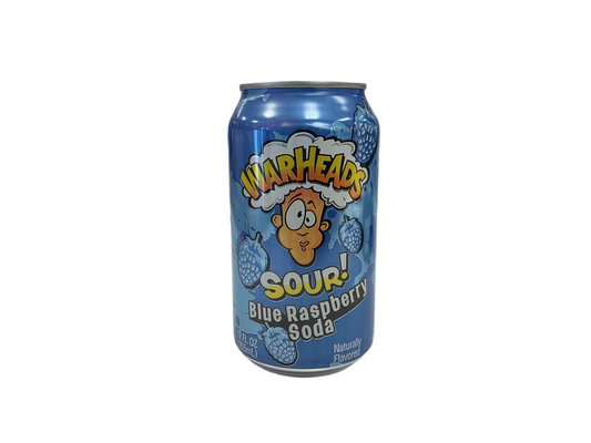 Warheads Sour Blue Raspberry Soda
