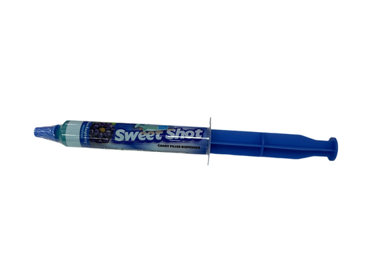 Sweet shot candy filled dispenser