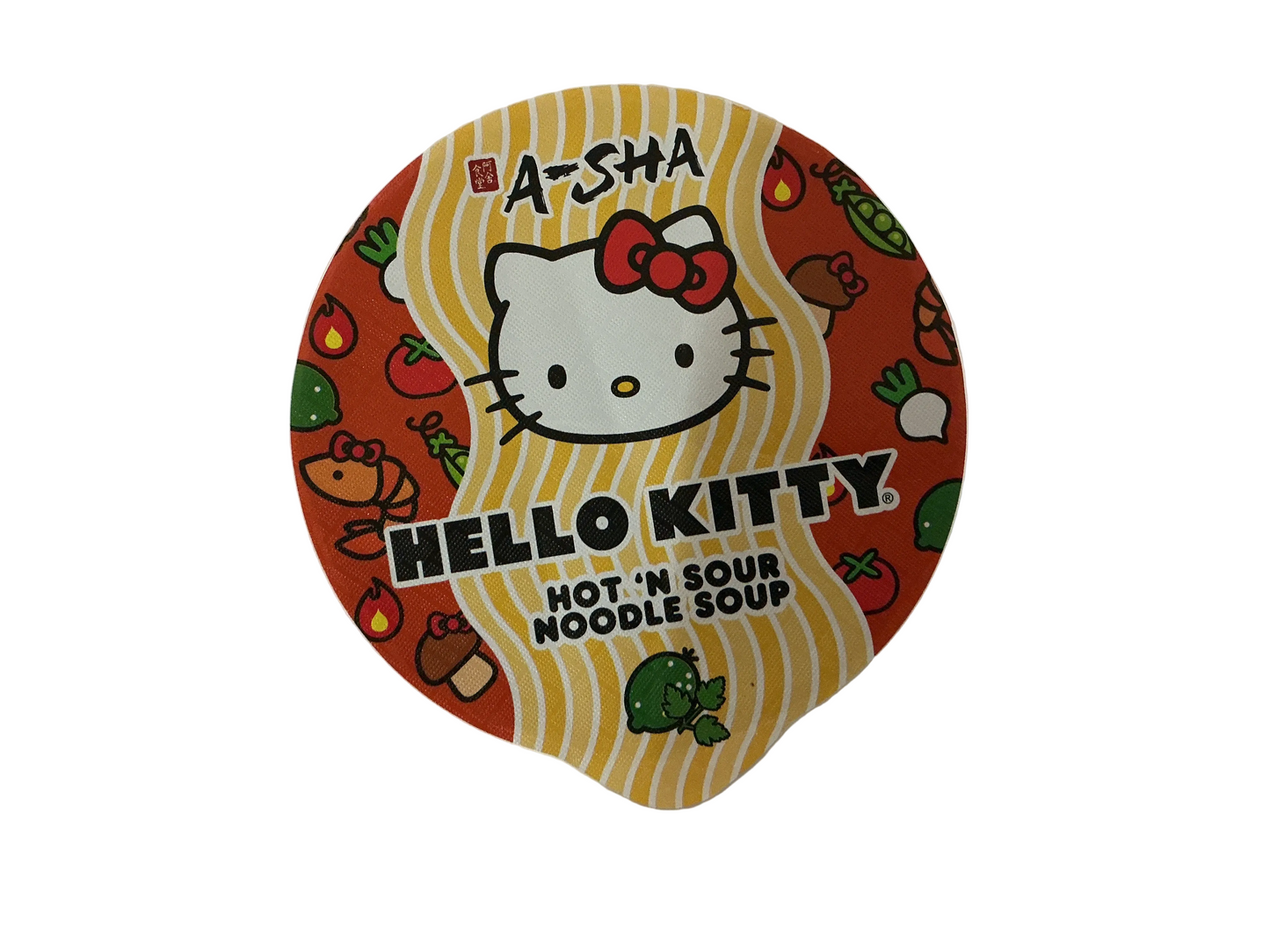 Hello kitty hot n sour noodles soup