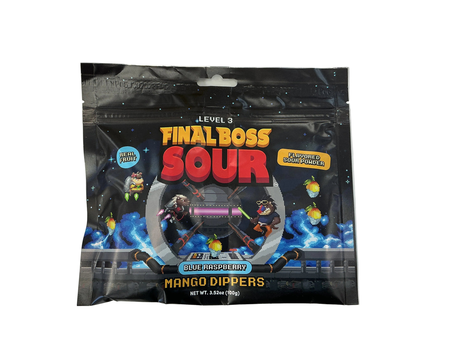 Final Boss Sour Blue Raspberry Mango Dippers level 3