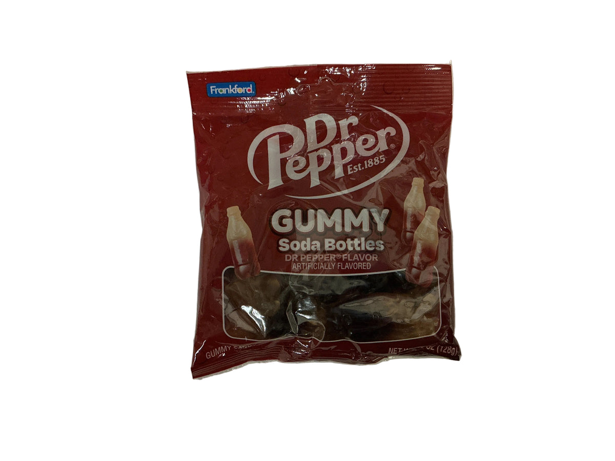 Dr Pepper gummy soda bottles