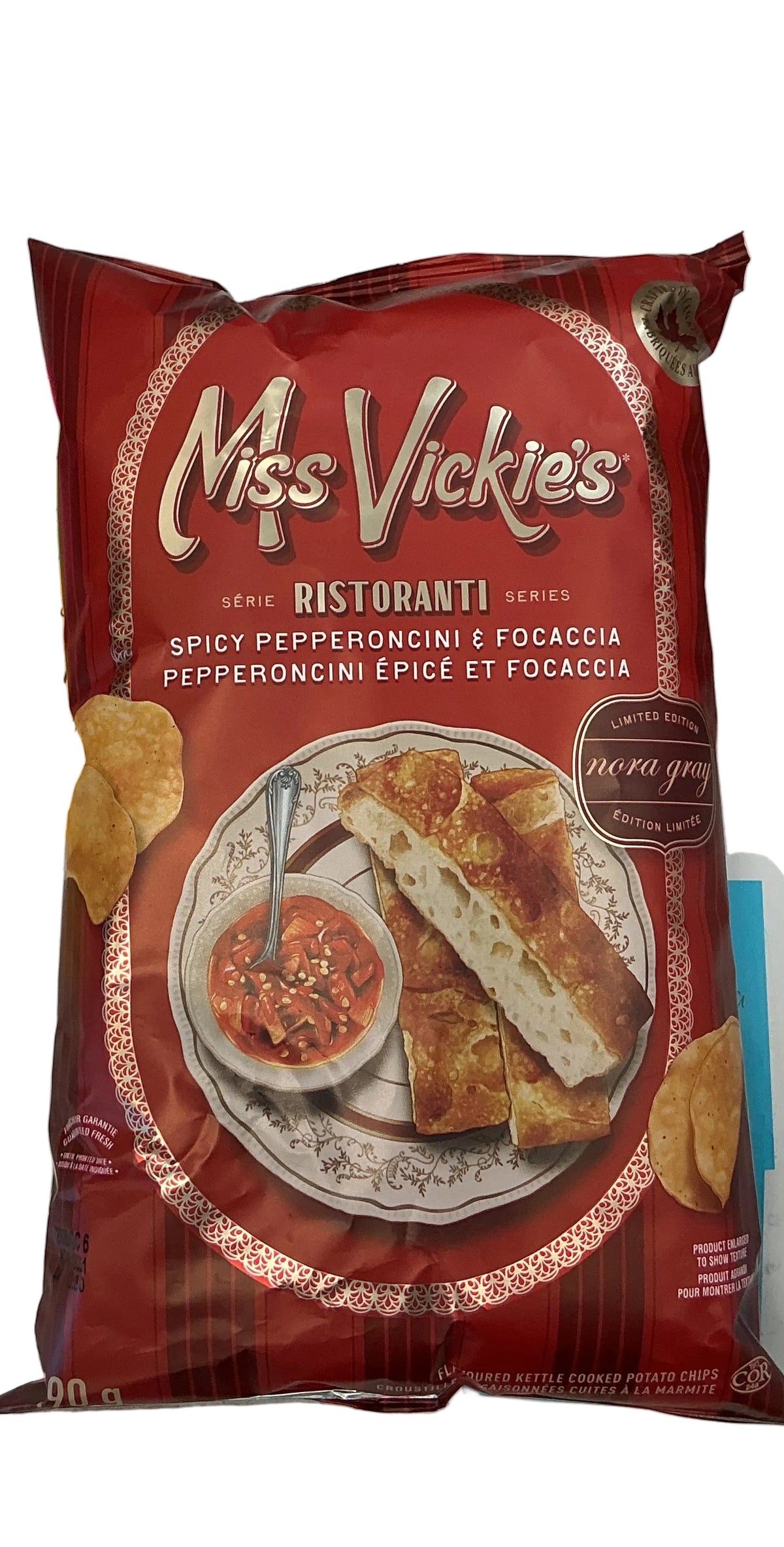Miss vickie spicy pepperoni & focaccia 190g