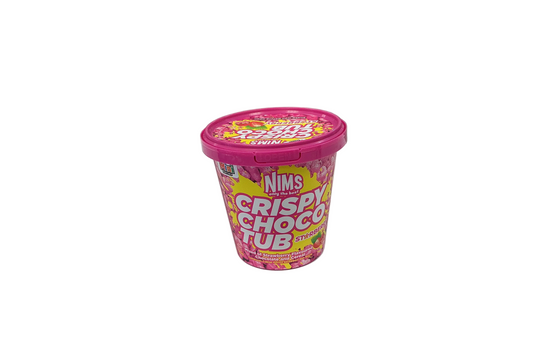 Nims crispy choco tub strawberry
