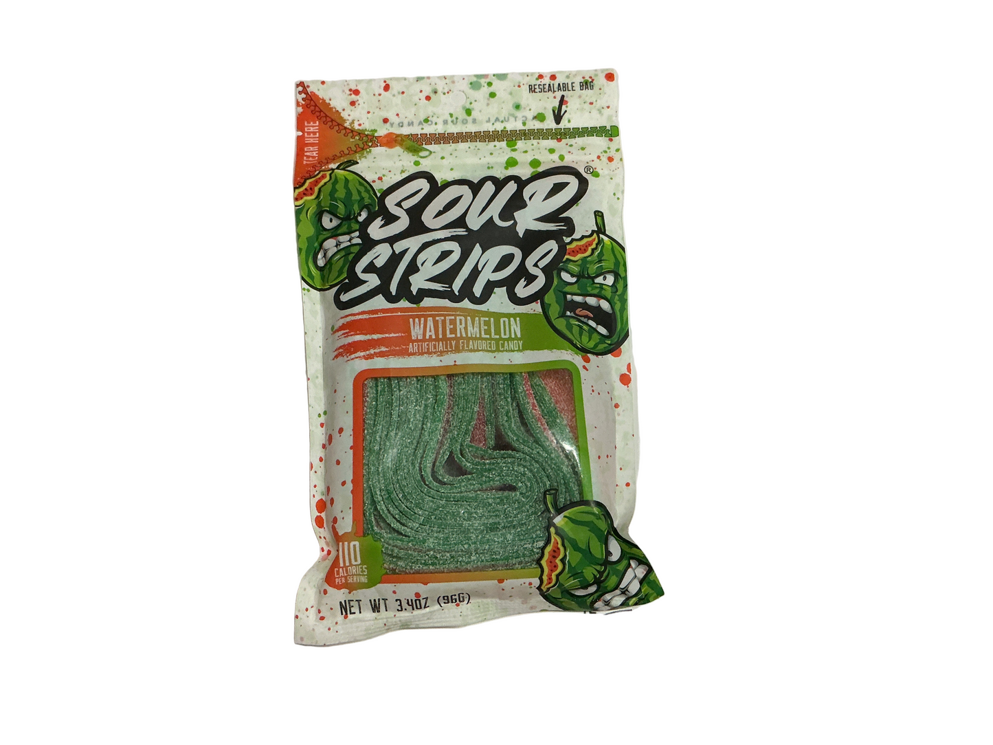 Sour strip watermelon candy