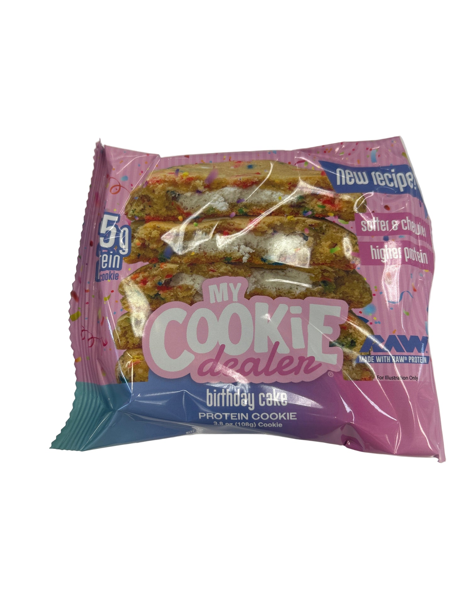 My Cookie Dealer Birthday Cake Protein Cookies